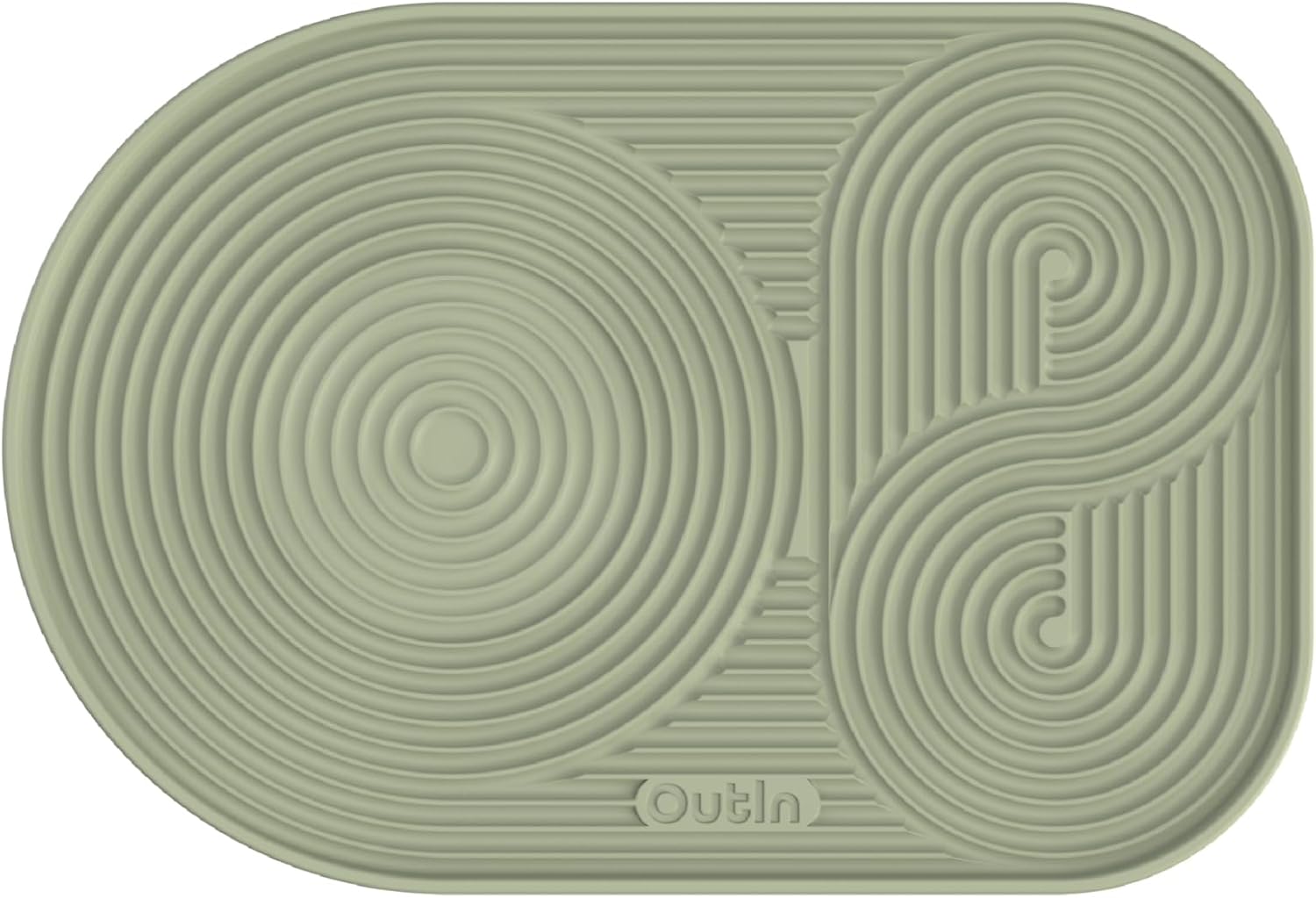 Aldernest Silicone Coffee Mat, Foldable & Waterproof, 135 g, Green