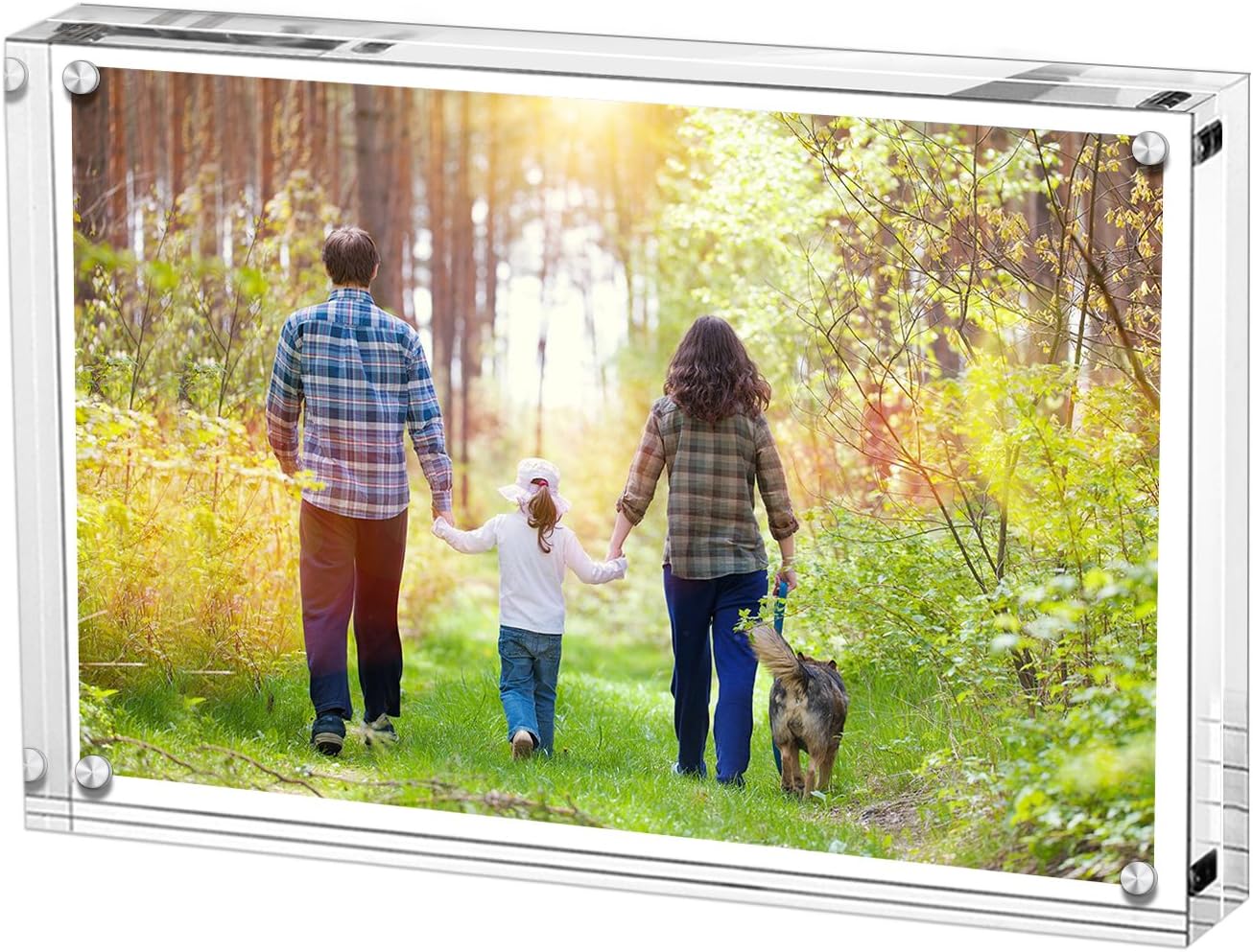 Aldernest 5x7 Inches Acrylic Picture Frame, 0.5 kg, 5 x 7 inch / 13 x 18 cm