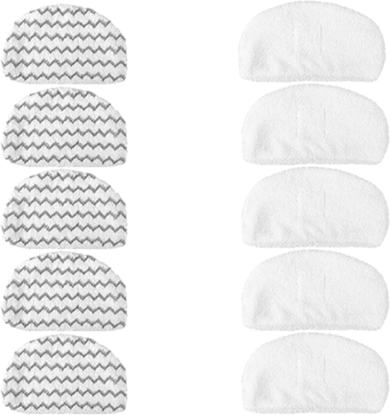Barleyfield 10PK Replacement Pads Compatible with Bissell Powerfresh Steam Mop 1940 1440 1806 1544 2075 2685 Series 19401 19404 19409 1940A 1940F
