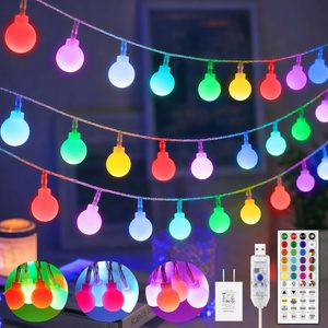 Harborstead 16.5ft 50LED Indoor String Lights with Remote, 9.6 ounces, Color Changing
