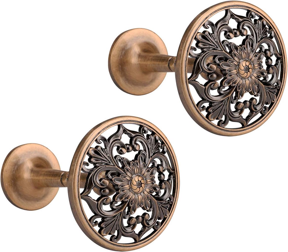 Aldernest Curtain Holdbacks, Set of 2, Copper, 6.3 ounces