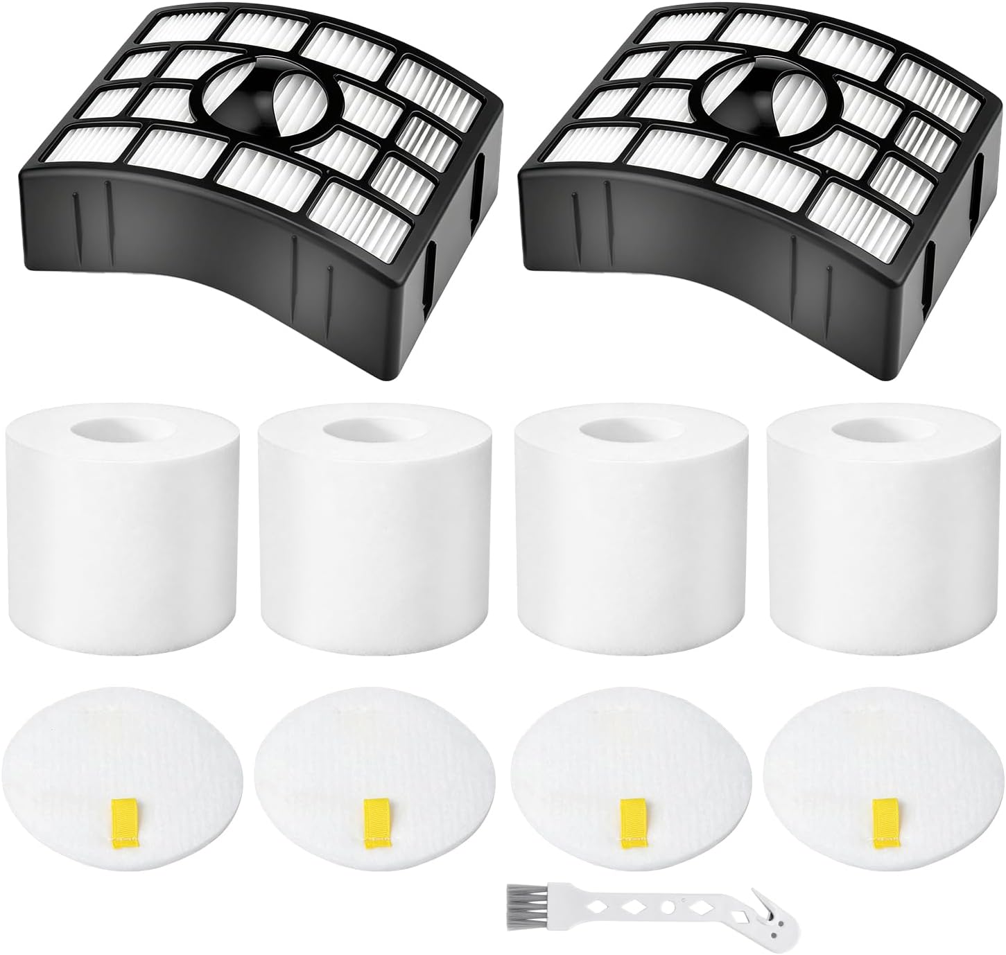 Aldernest NV752 Vacuum Filter Replacement for Shark Rotator Powered Lift Away Vacuum, 11 Count