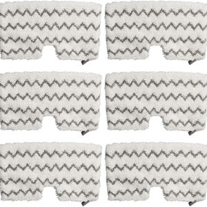 Ashenby 6 Pack Steam Mop Replacement Pads for Shark Professional Steam Mop, 1.15 pounds