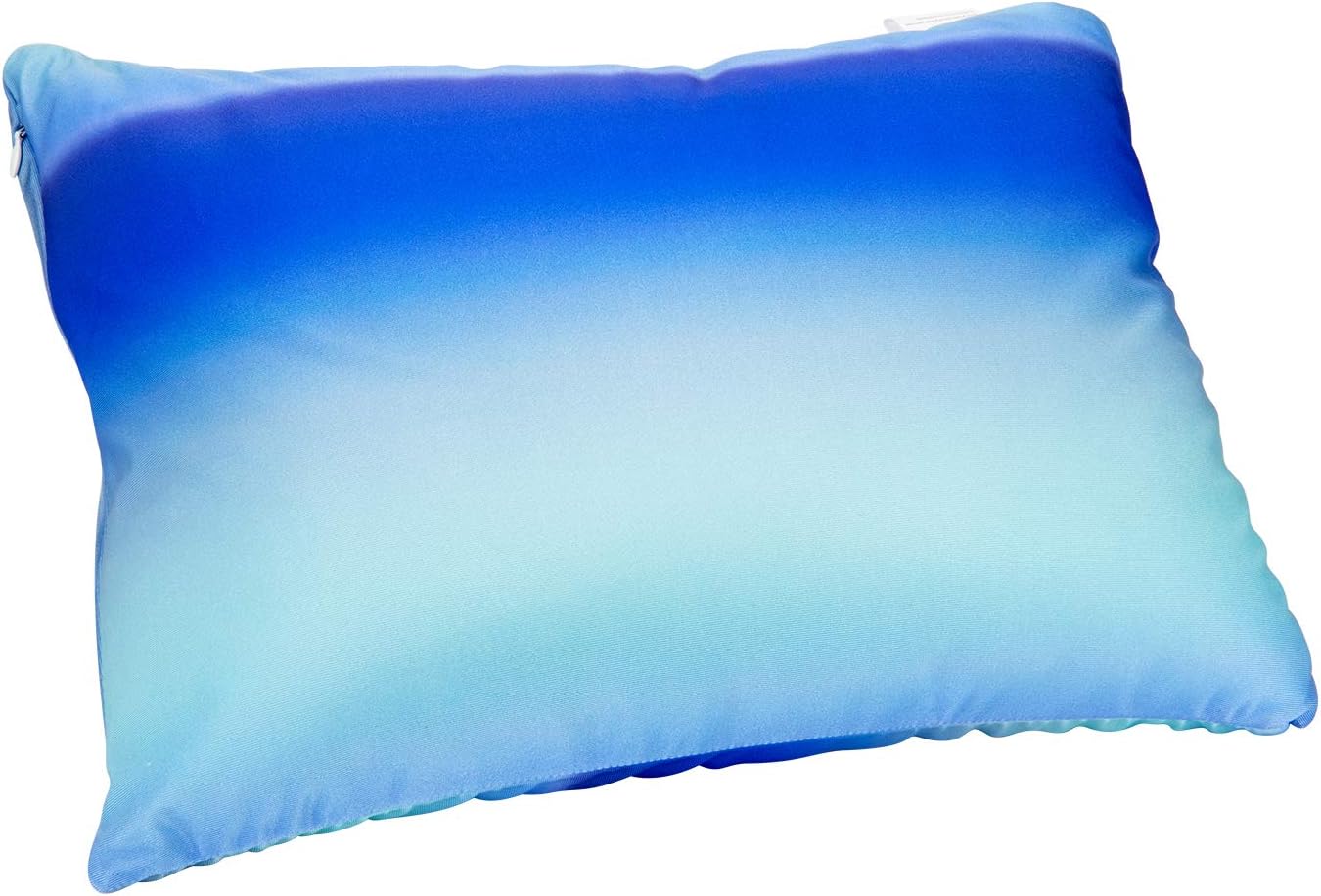 Barleyfield Squishy Neck Microbead Throw Pillow with Removable Cover, 0.37 kg, 12 inches x 17.7 inches x 5 inches, Ocean Blue
