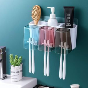 Aldernest Toothbrush Holder for Bathroom, White