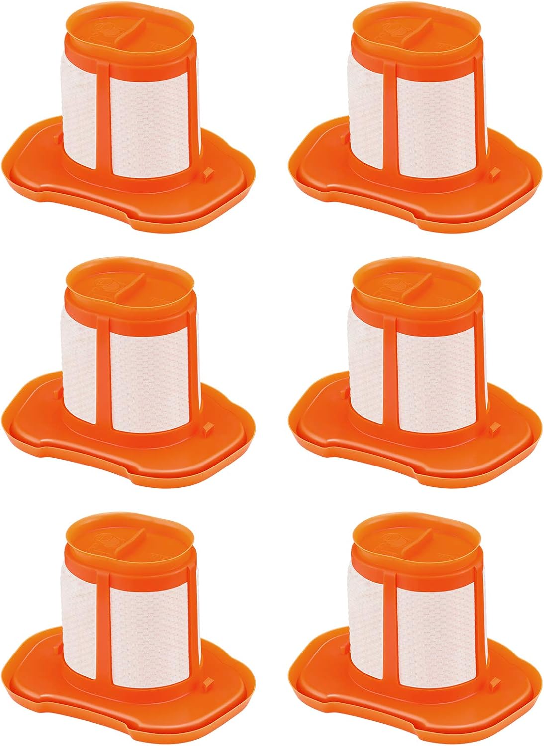 Copperlyn HHVKF10 Filter For BLACK And DECKER Handheld Vacuum Filter Washable, 6 Count