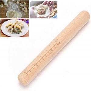 Aldernest Dumpling Rolling Pin, 4.16 ounces, Wood
