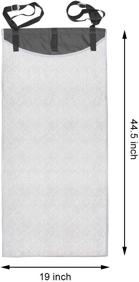 Barleyfield Over Door Steamer Pad for Handheld Steamer, Hanging Ironing Mat for Clothes, 0.51 kg, White