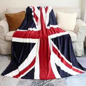 Tanglewick British Flag Blanket, 0.62 kg, 59"X79"
