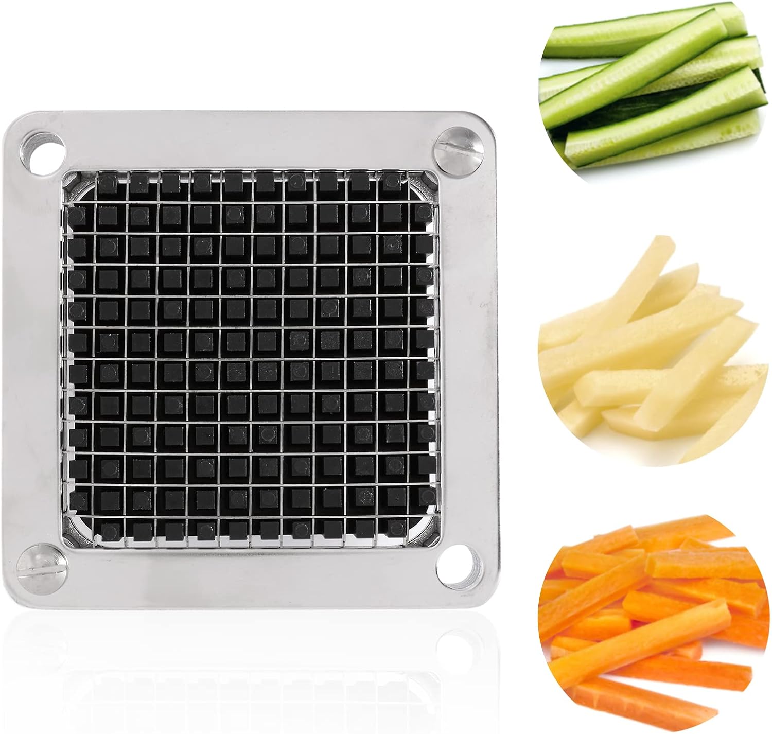Aldernest Replacement Chopper 1/4" Blade Commercial Vegetable Chopper Dicer Stainless Steel Blade for Fruit Cutting Machine Tomato French Fries Cutter