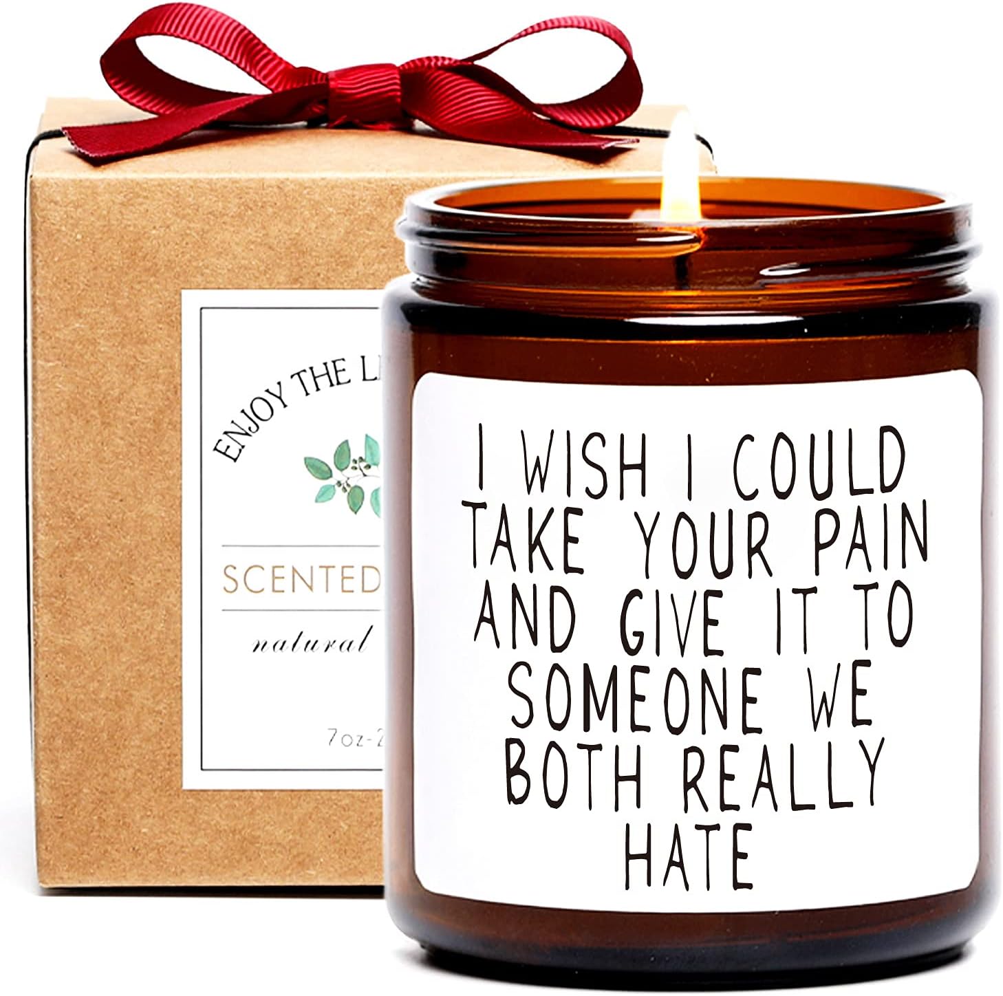 Aldernest Get Well Gifts for Women After Surgery, Take Your Pain Candle, 7.04 ounces