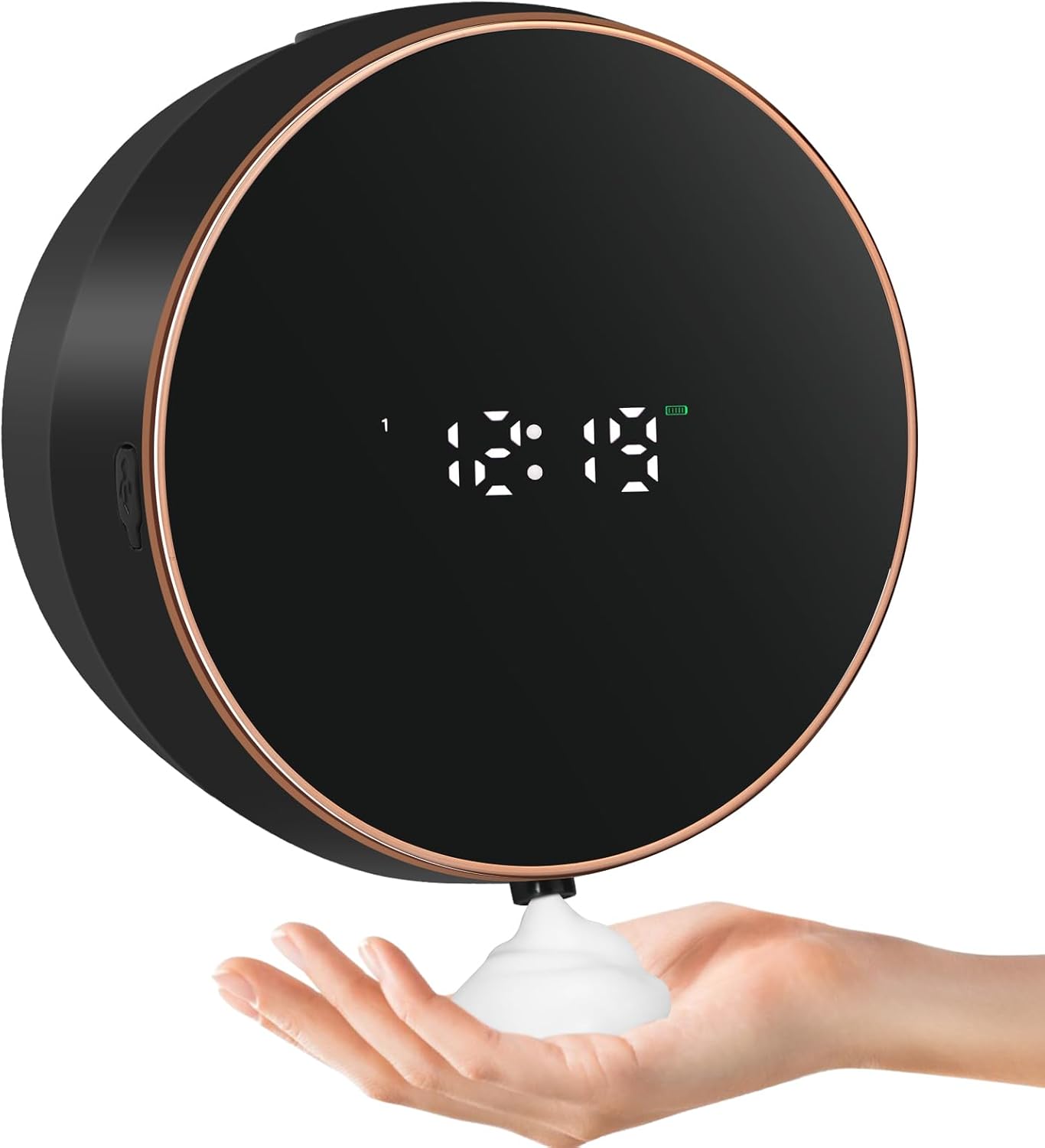 Aldernest Automatic Soap Dispenser, Touchless Rechargeable Wall Mount
