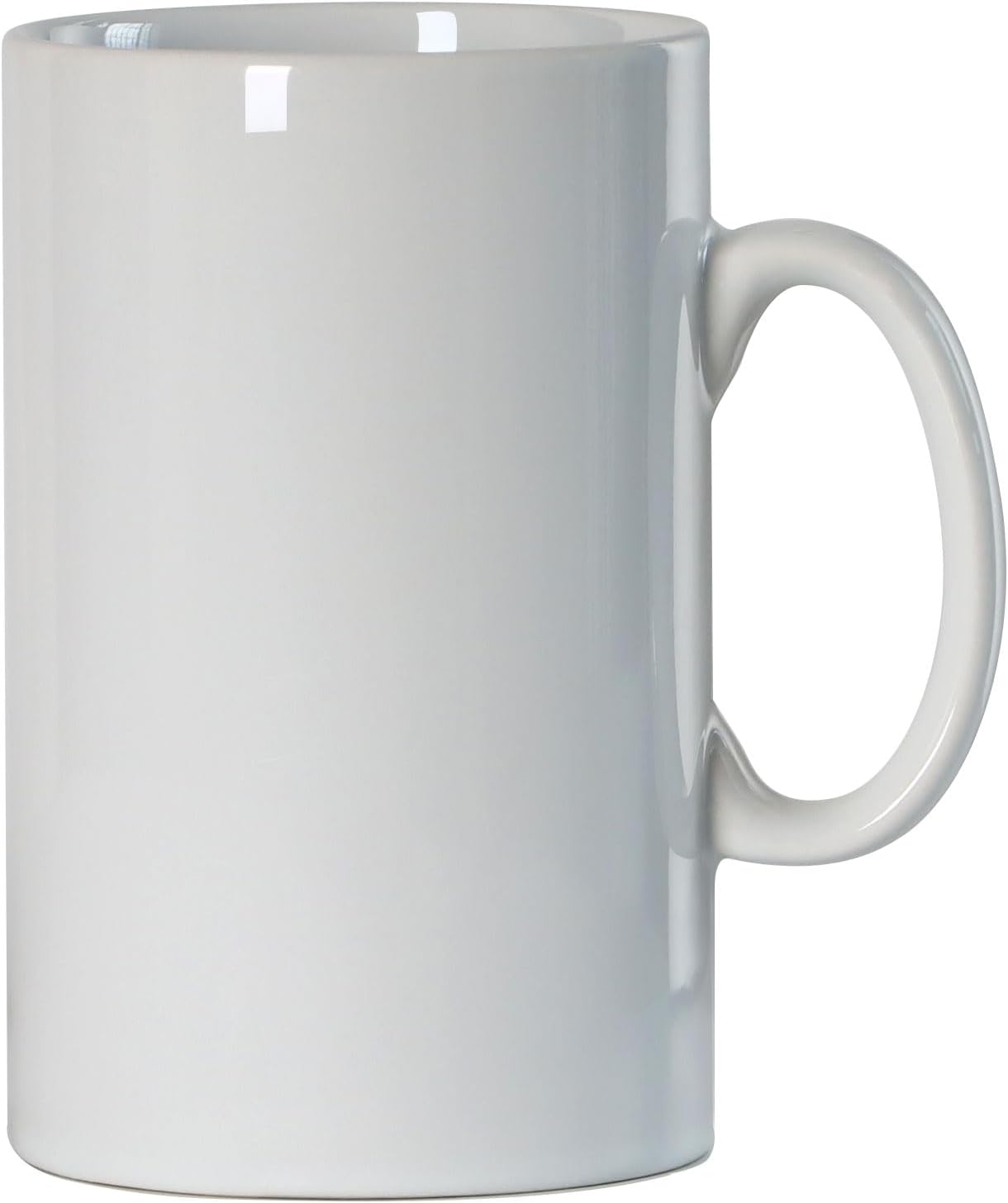 Ashenby 28 OZ Extra Large Ceramic Coffee Mug, 1.8 pounds, White