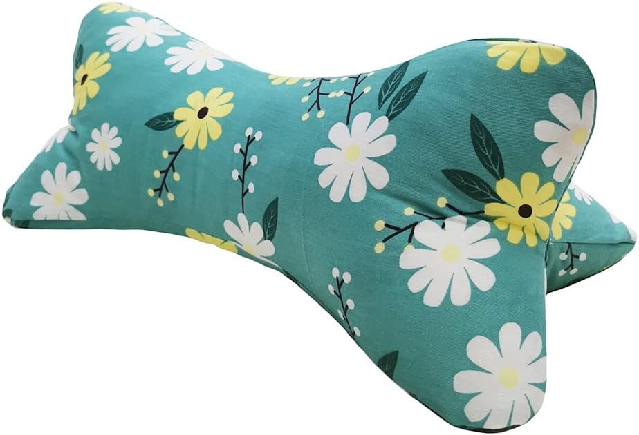 Aldernest Neck & Cervical Pillows Dog Bone Shaped Travel Neck Pillows With Washable Removable Cover For Car Bus Truck Driving Comfort Head Rest