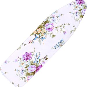 Ashenby Ironing Board Cover and Pad 15x54 Inch Standard Ironing Board Cover with Elastic Edge and Hook and Loop Fasteners Scorch and Stain Resistant