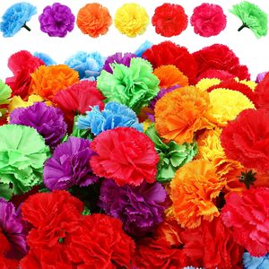 Ashenby 140 Pcs Marigold Flowers Head Decor, 2 Inch, Multi Color, 7.76 ounces
