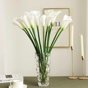 VelloHome Artificial Calla Lily Flowers, Real Touch Faux Calla Lily Stems for Vases, 1.6 pounds, 12 Count