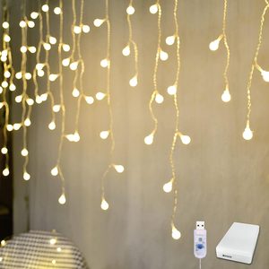 Oakmere Fairy Curtain Lights, Warm White