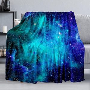 Ashenby Space Galaxy Blanket, Soft Warm Fuzzy Fleece Plush Blanket 60''x50'', 0.62 kg