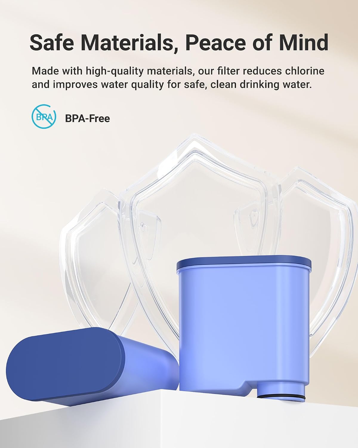 Aldernest CA6903/22 Coffee Water Filter, Compatible with Philips®, 4 Pack, 0.55 kg