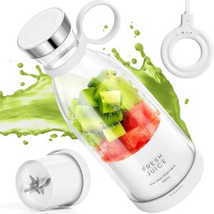 Aldernest 11.8 Oz Portable Blender, Fresh Juice Blender for Shakes & Smoothies-White, 330 g