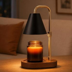 VelloHome Candle Warmer Lamp Timer Height Adjustable, 0.66 kg, G-Black