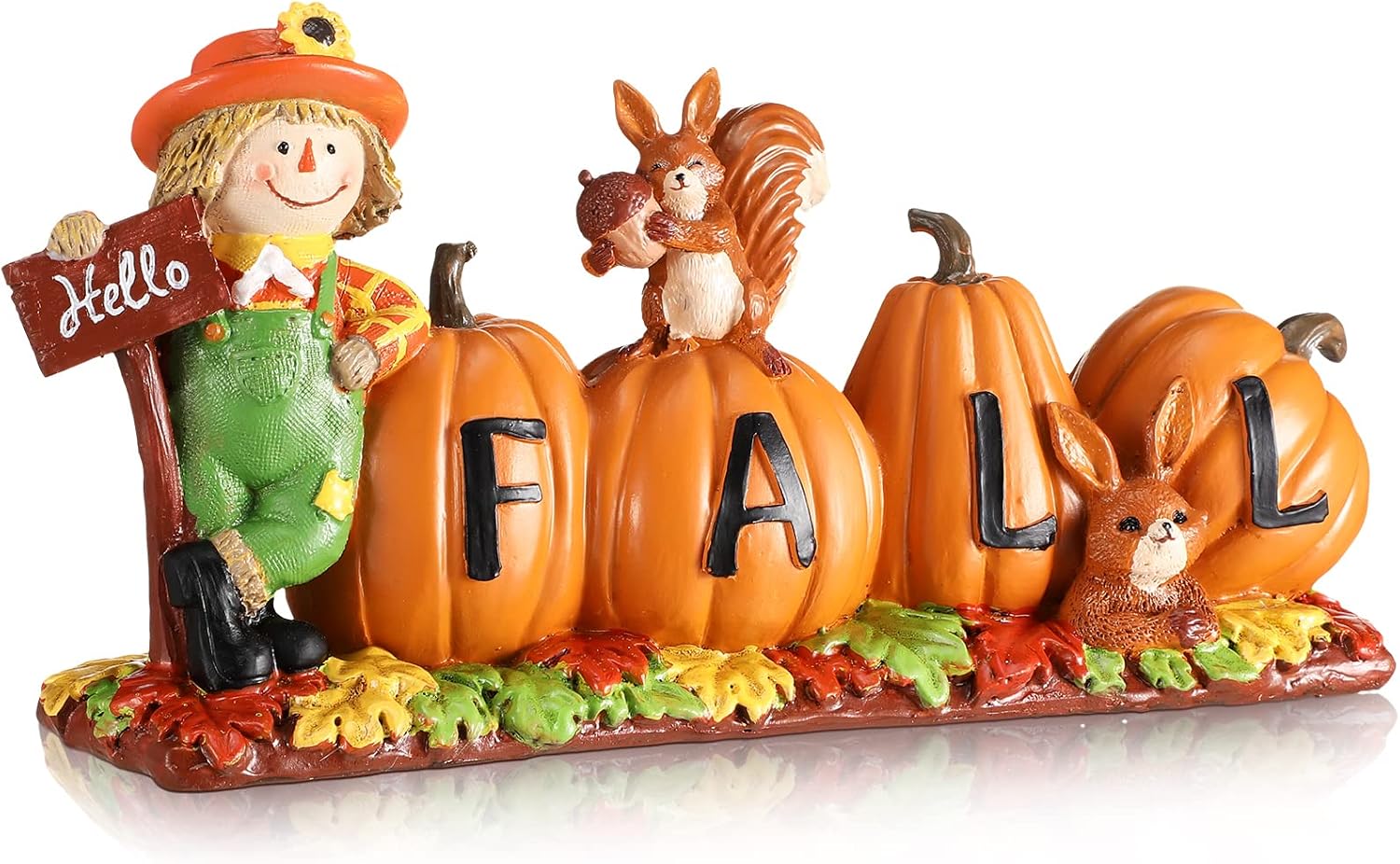 Oakmere Hello Fall Decoration for Home Thanksgiving Decorations Indoor, 0.37 kg