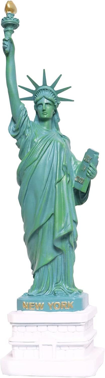 Barleyfield Statue of Liberty Figurine Decorations New York City Souvenirs Gifts, 7.04 ounces, Small