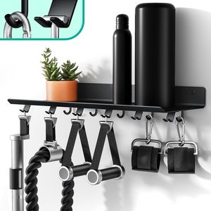 Copperlyn 1-Tier Floating Shelf Compatible with Tonal 1 & 2 Accessories, 1.33 kg, 16.75 inches x 6.5 inches x 3.4 inches, Black