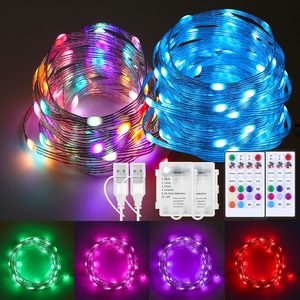 Elmgate Fairy Lights Battery Operated String Lights Color Changing 2 Pack