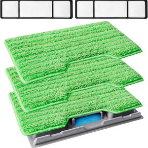 Barleyfield Reusable Replacement Pads Compatible with Shark Vac Mop Pads VM252, 8.4 ounces
