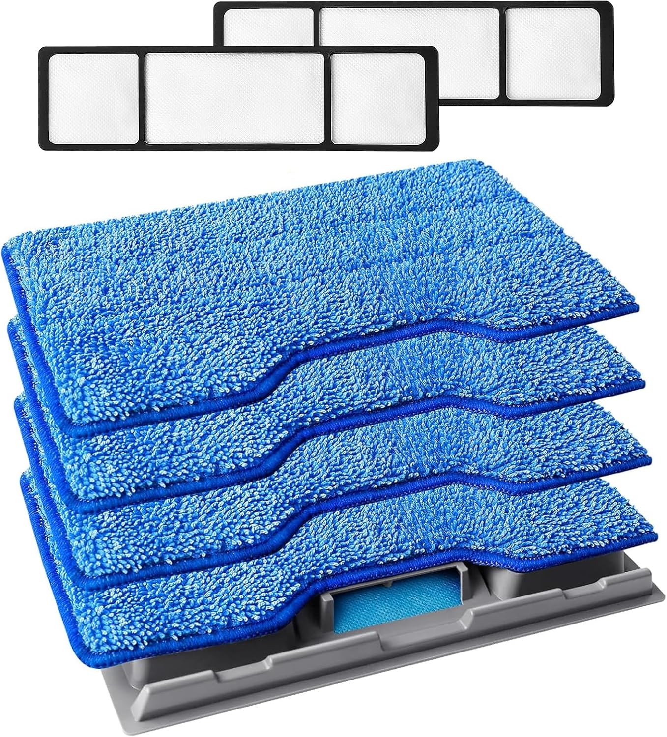 Barleyfield Reusable Mop Pads Refills Compatible with Shark VACMOP VM252 VM200, 9.2 ounces