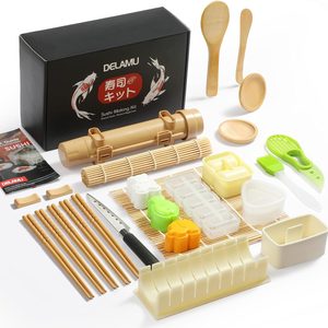 Barleyfield Sushi Making Kit 27 in 1 Sushi Kit, 1.96 pounds