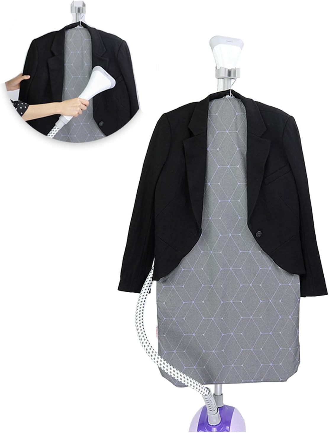 Barleyfield Steamer Board for Clothes, Stand for Steaming Clothes, Hanging Ironing Board, 0.9 kg