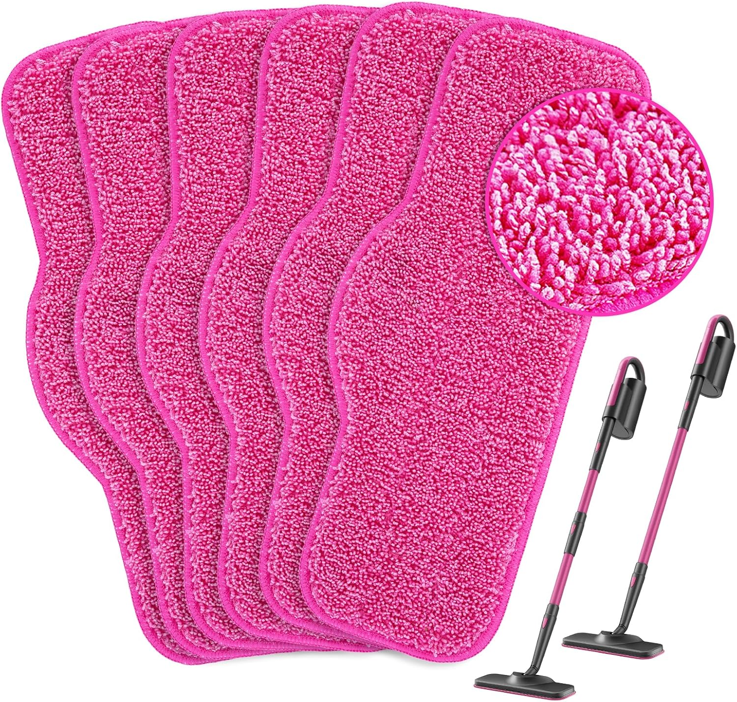 Barleyfield 6 Pack Steam Pads Compatible with Schenley 7in1 for SLFCSM064/063