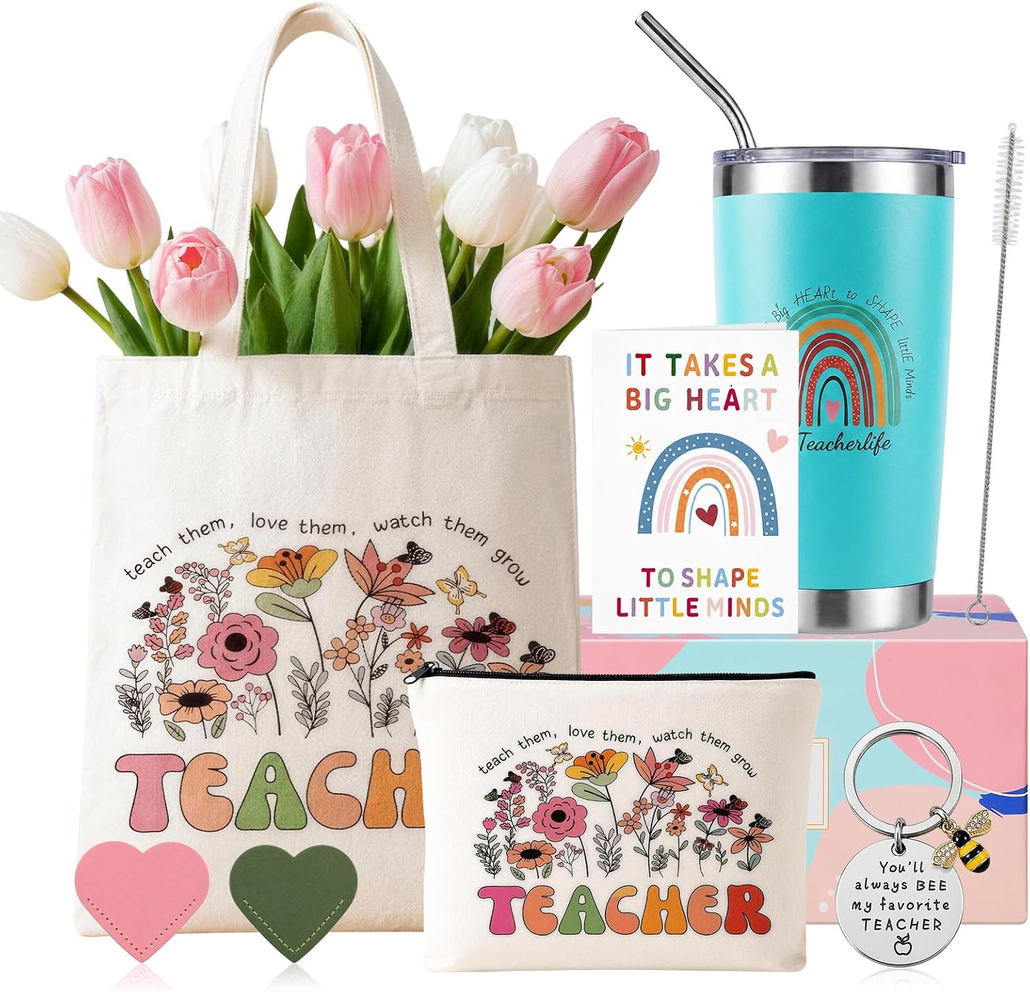 Aldernest Teacher Appreciation Gifts, Teacher Gifts for Women, 1.1 pounds, 9*4.6inch, Blue