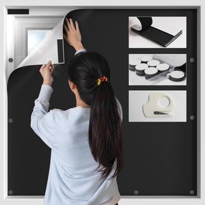 Aldernest 100% Blackout Curtains for Bedroom, 0.2 kg, 57"W x 39"H, Beige