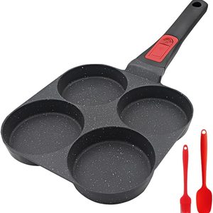 Barleyfield Egg Pan Induction, 0.8 kg, Black