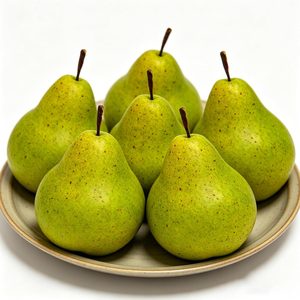Ashenby 6PCS Fake Brown Pear Artificial Lifelike Fake Fruits Decorative for Kitchen Party Home Ornament House Table Faux Fruit Centerpieces Sketch