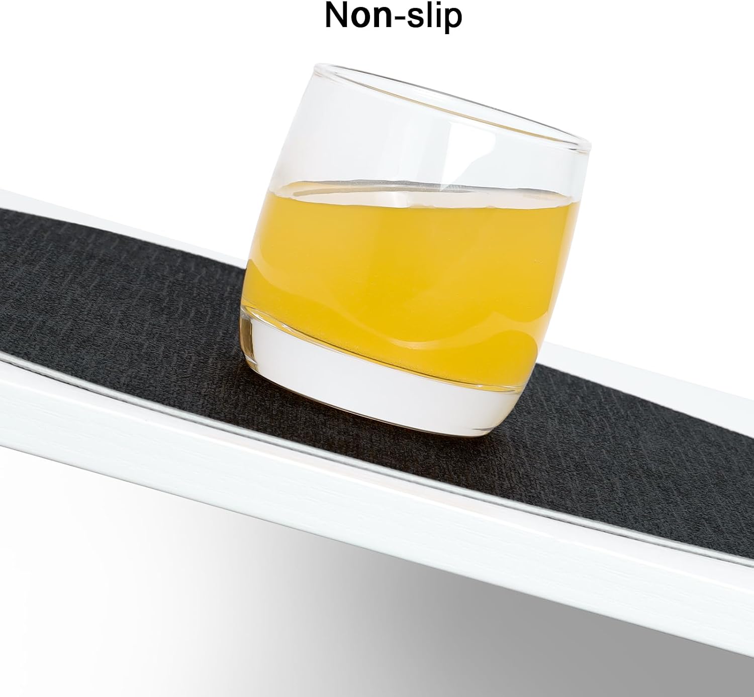 Aldernest Faux Leather Placemats Set of 4, Dual Sided with Drink Coasters, Cream White Black