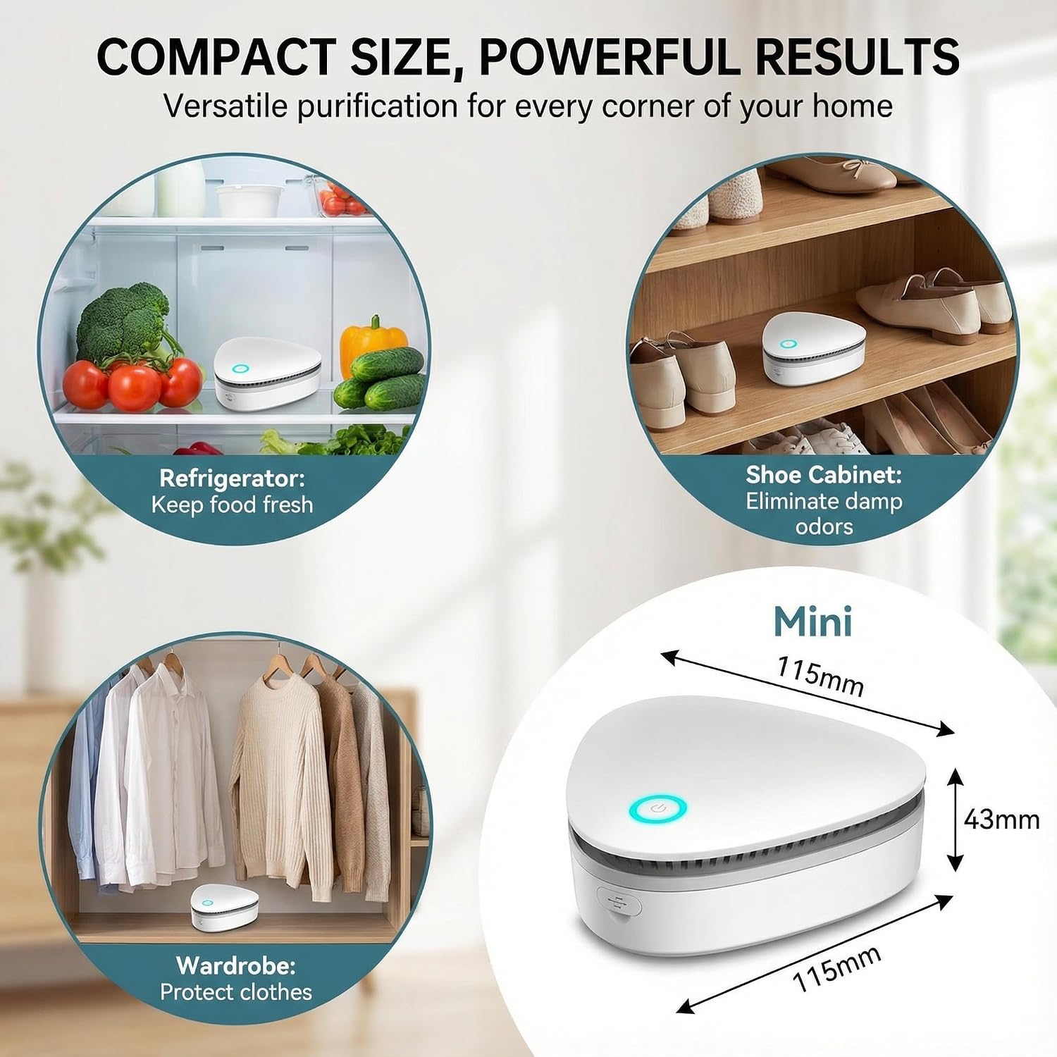 Aldernest Odor Remover Machine for Smoke Smell, Mini Ultimate Odor Purifier