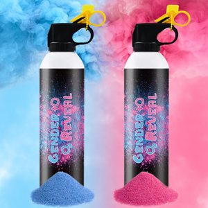 Aldernest Gender Reveal Fire Extinguisher Pink or Blue 2Pack Gender Extinguisher Gender Reveal Smoke Powder for Boy or Girl Baby Gender Reveal Ideas
