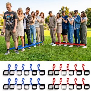 Aldernest 3 Legged Race Bands, Field Day Games for Adults, Outdoor Games for Carnival, Medium, 4 Count