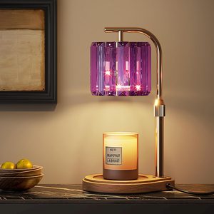 VelloHome Purple Candle Warmer Lamp with Timer & Dimmer, Gifts for Women, 2.5 pounds