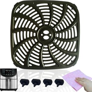 Ashenby 8QT Square Air Fryer Grill Pan for Gourmia GAF856 Air Fryers, 0.32 ounces