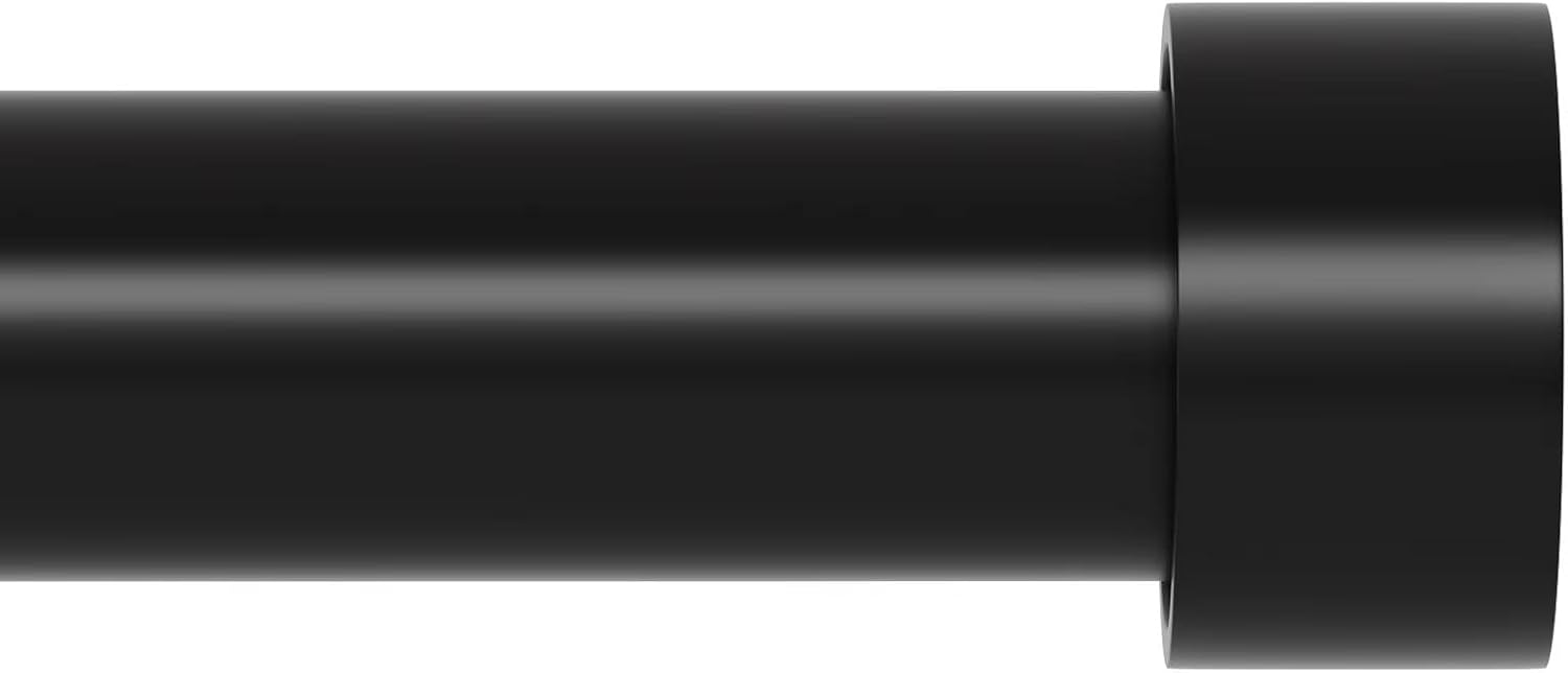 Aldernest Extra Long Curtain Rods 120-inch To 170-inch, Black