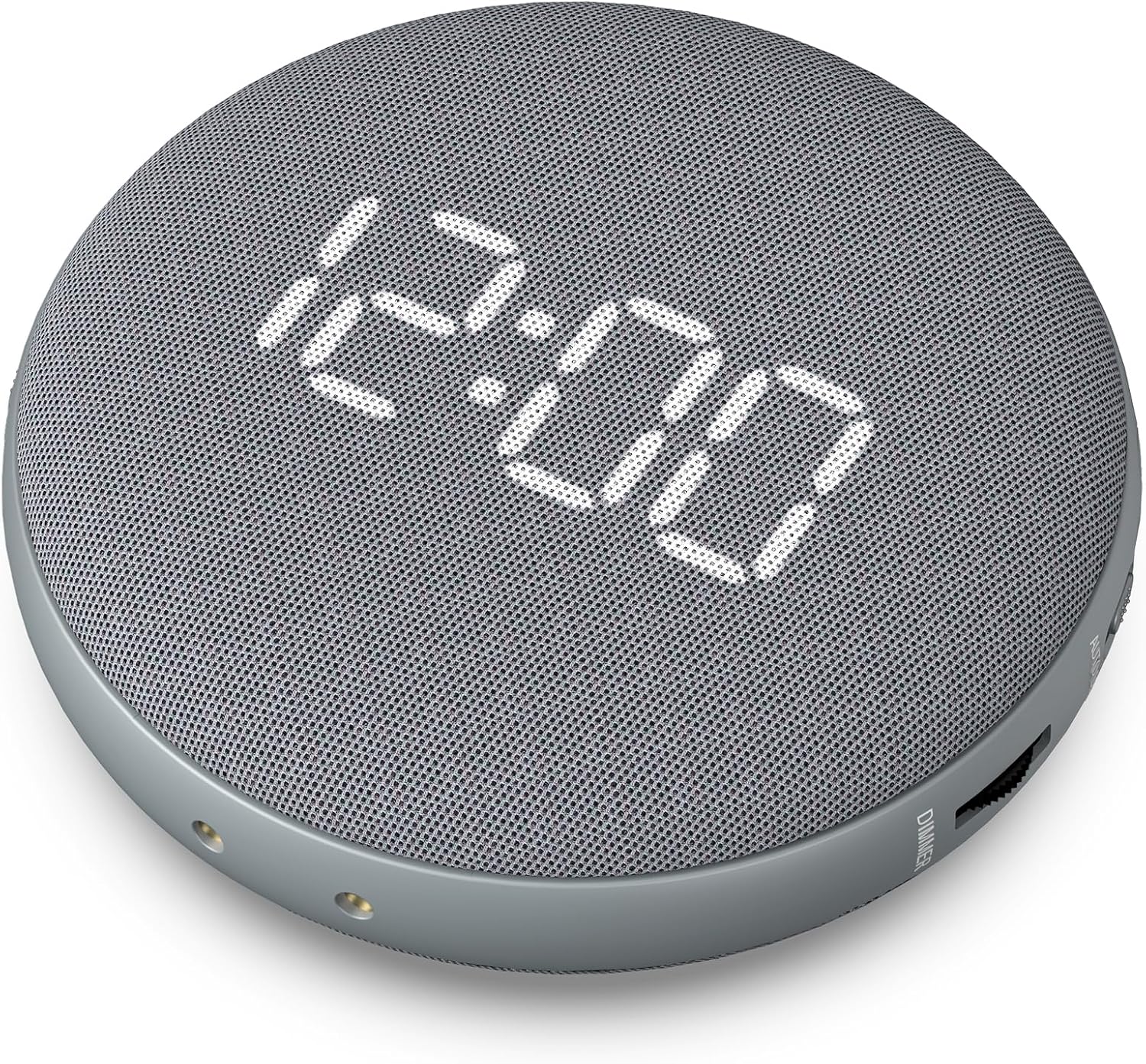 Aldernest Super Loud Vibrating Alarm Clock for Heavy Sleepers Adults Teens, 0.41 kg, middle, Gray