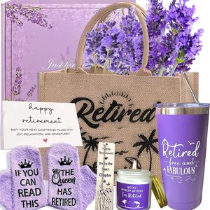 Aldernest Retirement Gift for woman, Happy Retirement Gifts for Women 2026 Coworker, 1.3 pounds, 11 Ounces, Pink
