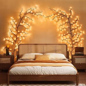 NestoraHome Enchanted Willow Vine Lights 9.3ft 160LED, Lighted Branches for Wall, 0.71 kg, Brown