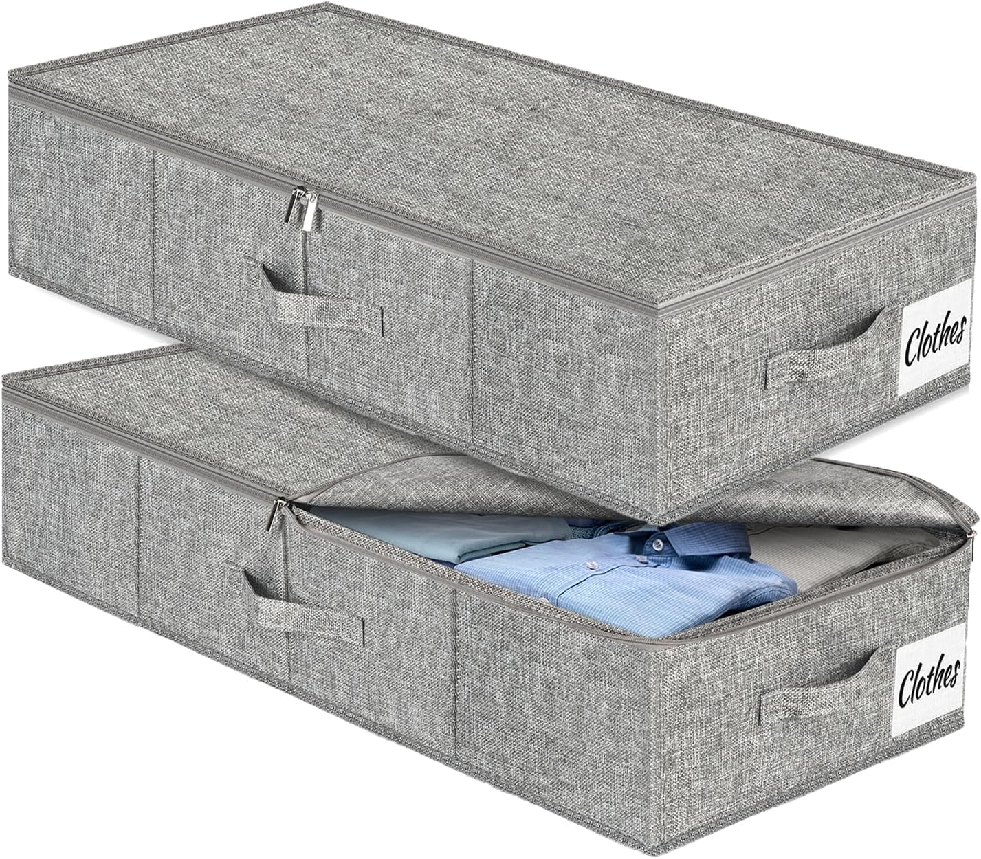 Ashenby Under Bed Storage Container Bins 2 Pack